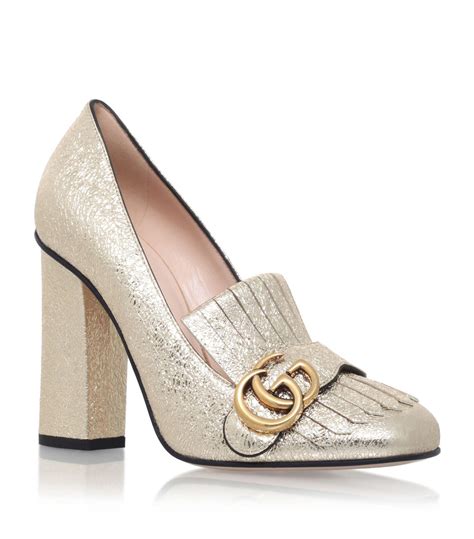 gucci womens shoes marmont|gucci marmont shoes mid heel.